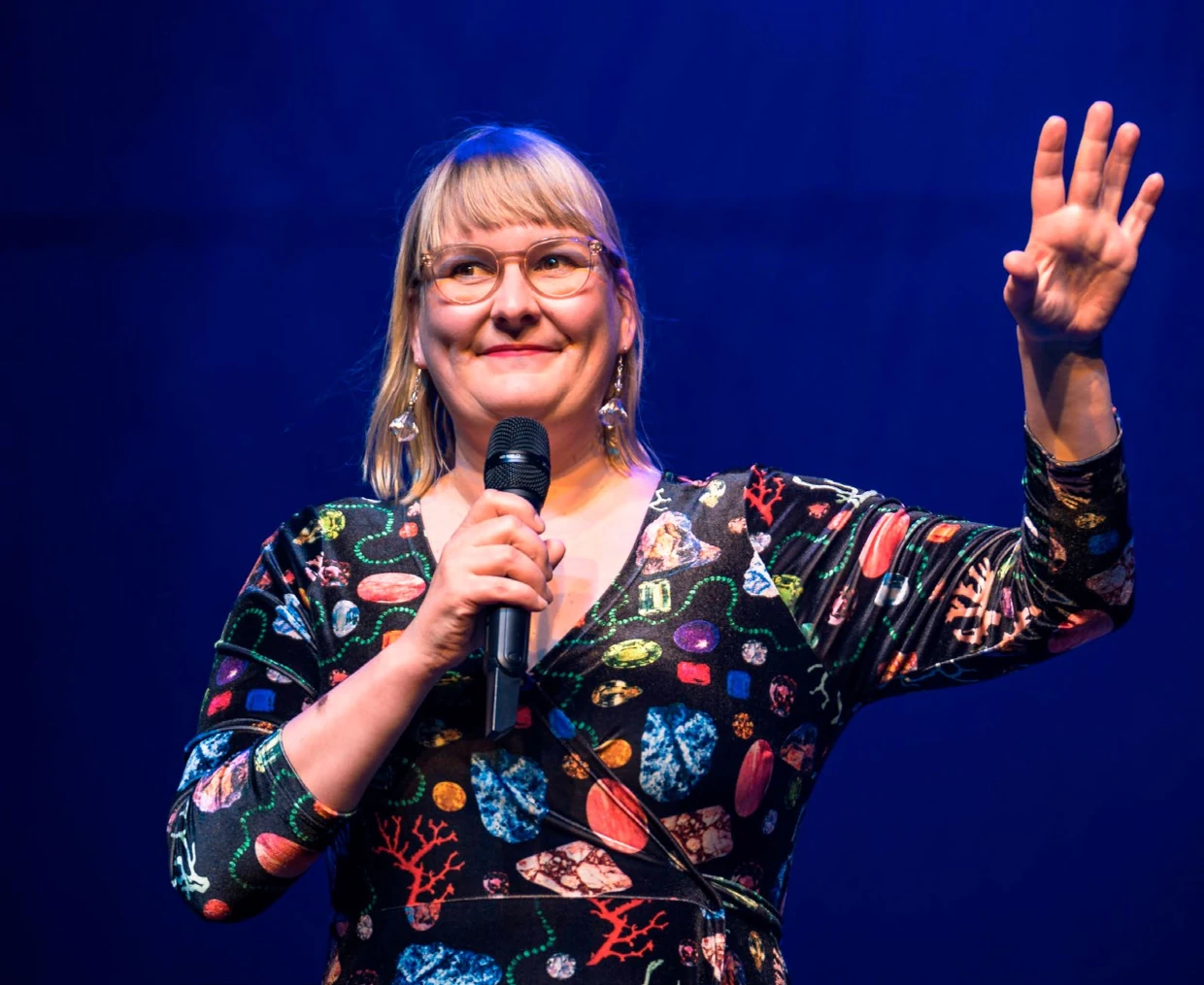 Eeva Vekki Eeva Vekki esiintymässä. Kuva: Miika Storm