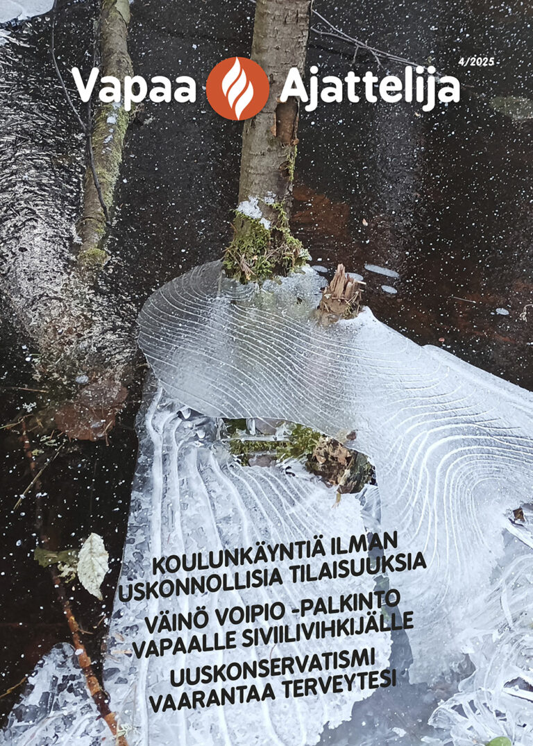 Vapaa Ajattelija 4/2025 kansikuva
