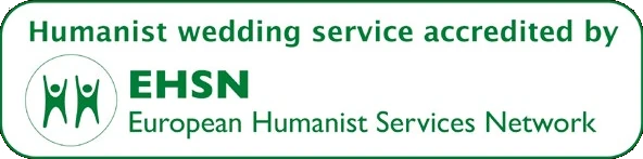 Humanist wedding service accredited by EHSN European Humanist Services Network